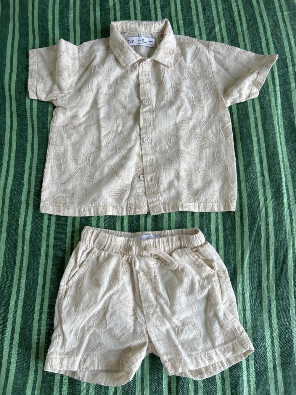 Zara linen summer set